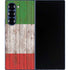 Italian Flag Dark Wood Galaxy Z Fold6 Skin