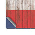 Italian Flag Dark Wood Galaxy Z Fold6 Skin