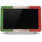 Italian Flag Dark Wood Google Home Hub Skin