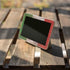 Italian Flag Dark Wood Google Home Hub Skin