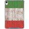 Italian Flag Dark Wood iPad 11th Gen (2025) Clear Case