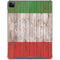 Italian Flag Dark Wood iPad Cases