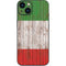 Italian Flag Dark Wood iPhone Skins