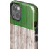 Italian Flag Dark Wood iPhone 15 Impact Case