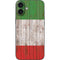 Italian Flag Dark Wood iPhone 16 Plus Skin
