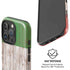 Italian Flag Dark Wood iPhone 16 Pro Magsafe Impact Case