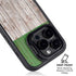Italian Flag Dark Wood iPhone 16 Pro Max Kickstand Case
