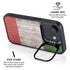 Italian Flag Dark Wood iPhone 16e Kickstand Case