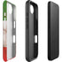 Italian Flag Dark Wood iPhone 16e Impact Case