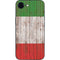 Italian Flag Dark Wood iPhone 16e Skin