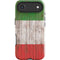 Italian Flag Dark Wood iPhone 17 Air Impact Case