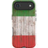 Italian Flag Dark Wood iPhone 17 Air Impact Case