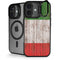 Italian Flag Dark Wood iPhone 17 Kickstand Case