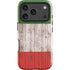 Italian Flag Dark Wood iPhone 17 Pro Impact Case