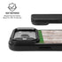Italian Flag Dark Wood iPhone 17 Pro Kickstand Case