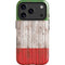 Italian Flag Dark Wood iPhone 17 Pro Magsafe Impact Case