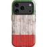 Italian Flag Dark Wood iPhone 17 Pro Magsafe Impact Case