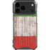 Italian Flag Dark Wood iPhone 17 Pro Max Clear Case