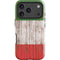 Italian Flag Dark Wood iPhone 17 Pro Max Impact Case
