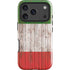 Italian Flag Dark Wood iPhone 17 Pro Max Impact Case
