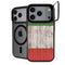 Italian Flag Dark Wood iPhone 17 Pro Max Kickstand Case