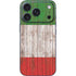 Italian Flag Dark Wood iPhone 17 Pro Max Skin