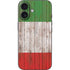 Italian Flag Dark Wood iPhone 17 Skin