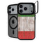 Italian Flag Dark Wood iPhone 18 Pro Kickstand Case
