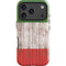 Italian Flag Dark Wood iPhone 18 Pro Max Impact Case