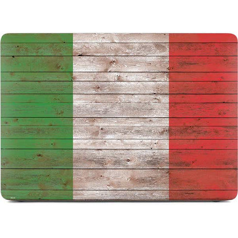 Italian Flag Dark Wood Apple MacBook Air Skin