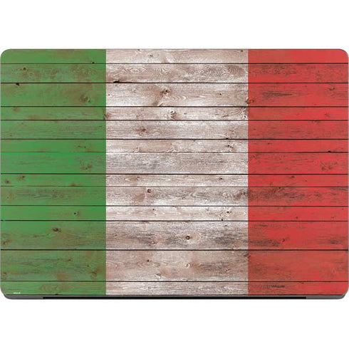 Italian Flag Dark Wood Apple MacBook Pro 14-inch Skin