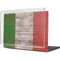 Italian Flag Dark Wood MacBook Cases
