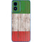 Italian Flag Dark Wood Moto G Play 4G (2024) Skin