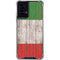 Italian Flag Dark Wood Moto G Power 5G (2024) Clear Case