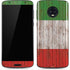 Italian Flag Dark Wood Moto G6 Skin
