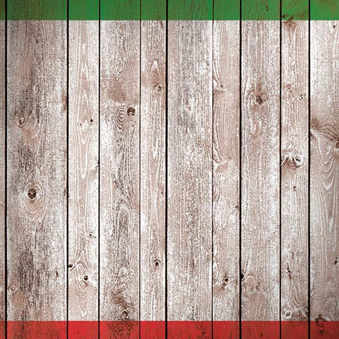 Italian Flag Dark Wood Moto G6 Skin
