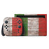 Italian Flag Dark Wood Nintendo Skins