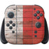 Italian Flag Dark Wood Nintendo Switch 2 (2025) Joy-Con Controller Skin