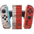 Italian Flag Dark Wood Nintendo Switch 2 (2025) Joy-Con Controller Skin