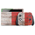 Italian Flag Dark Wood Nintendo Skins