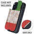 Italian Flag Dark Wood Otterbox Defender iPhone Skin