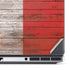 Italian Flag Dark Wood Dell Precision Skin