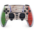 Italian Flag Dark Wood PS5 DualSense Edge Pro Controller Skin