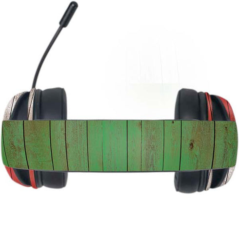 Italian Flag Dark Wood Razer Kraken X Skin