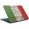 Italian Flag Dark Wood Surface Laptop Skin