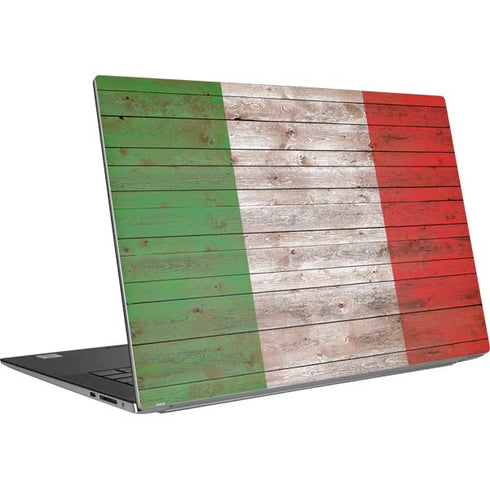Italian Flag Dark Wood Dell XPS Skin