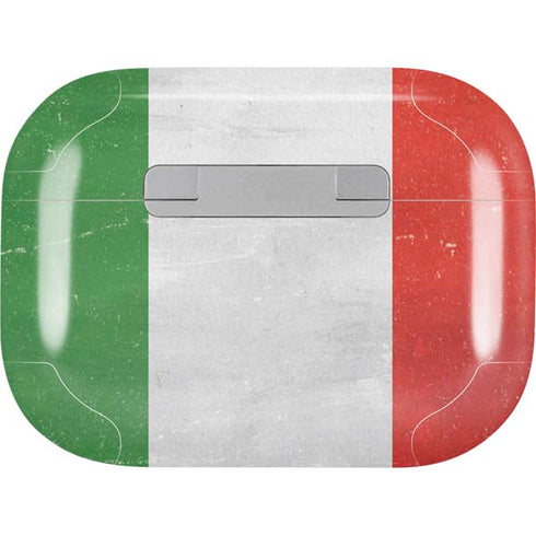 Italy Flag Distressed AirPods Skins