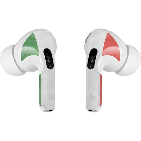 Italy Flag Distressed AirPods Skins