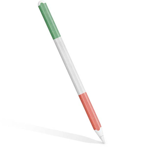 Italy Flag Distressed Apple Pencil (2nd Gen 2019) Skin