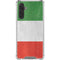 Italy Flag Distressed Galaxy A17 Clear Case